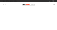 Desktop Screenshot of gatinews.com